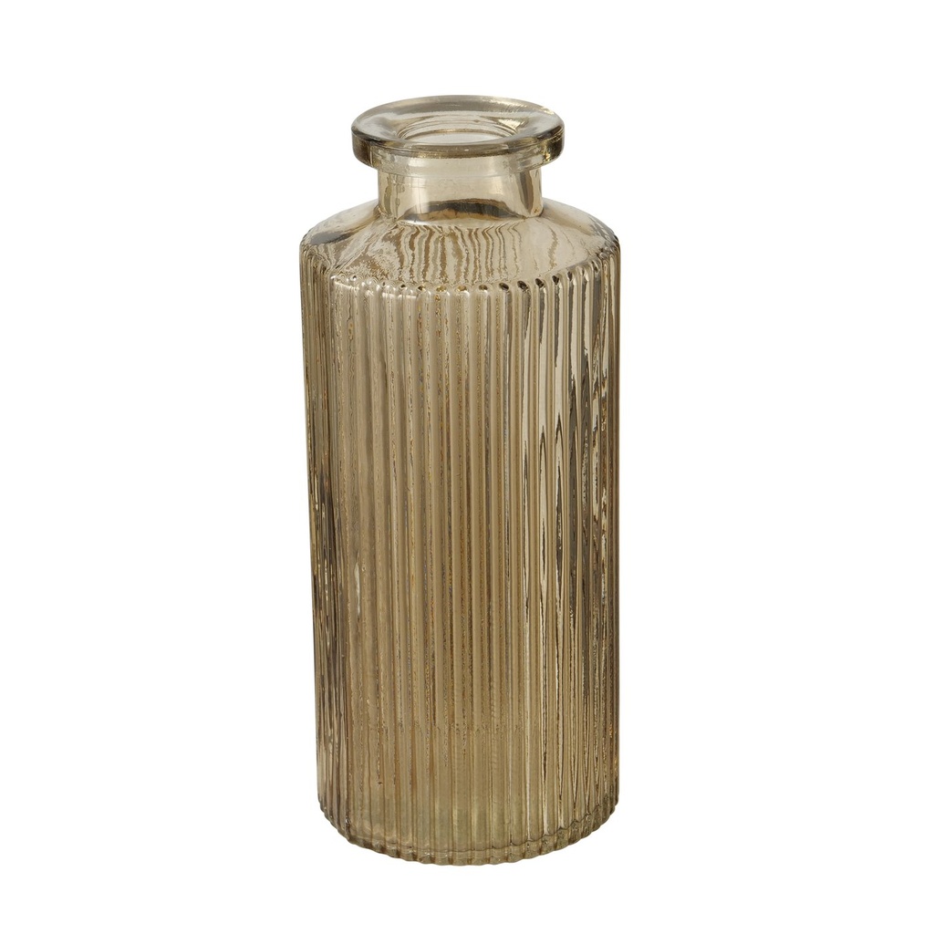 Tischvase Sandaria - Streifen - beige