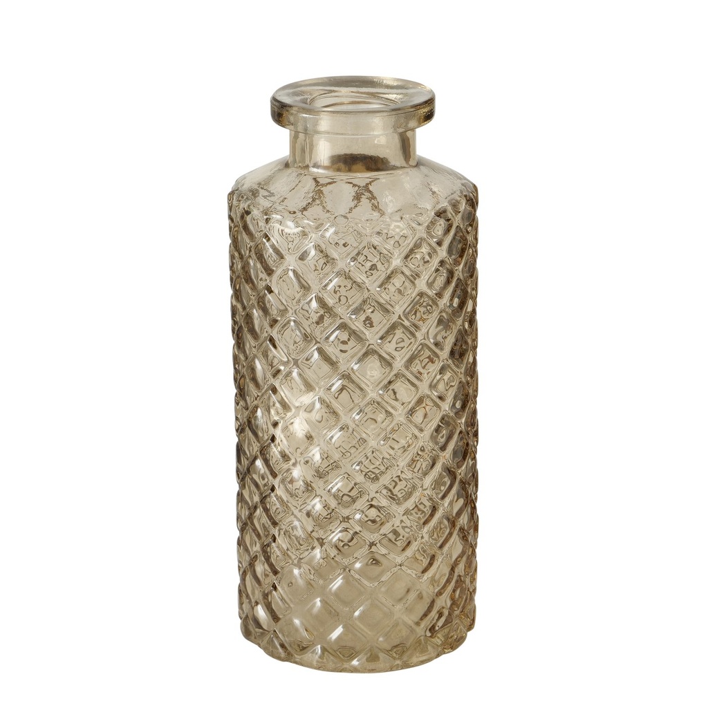 Tischvase Sandaria - Karo - beige