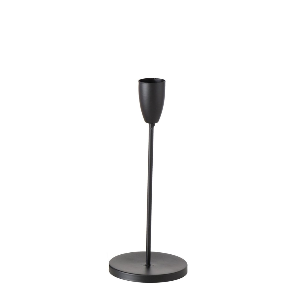 Stabkerzenhalter Schwarz Klassik - mittel - 20cm