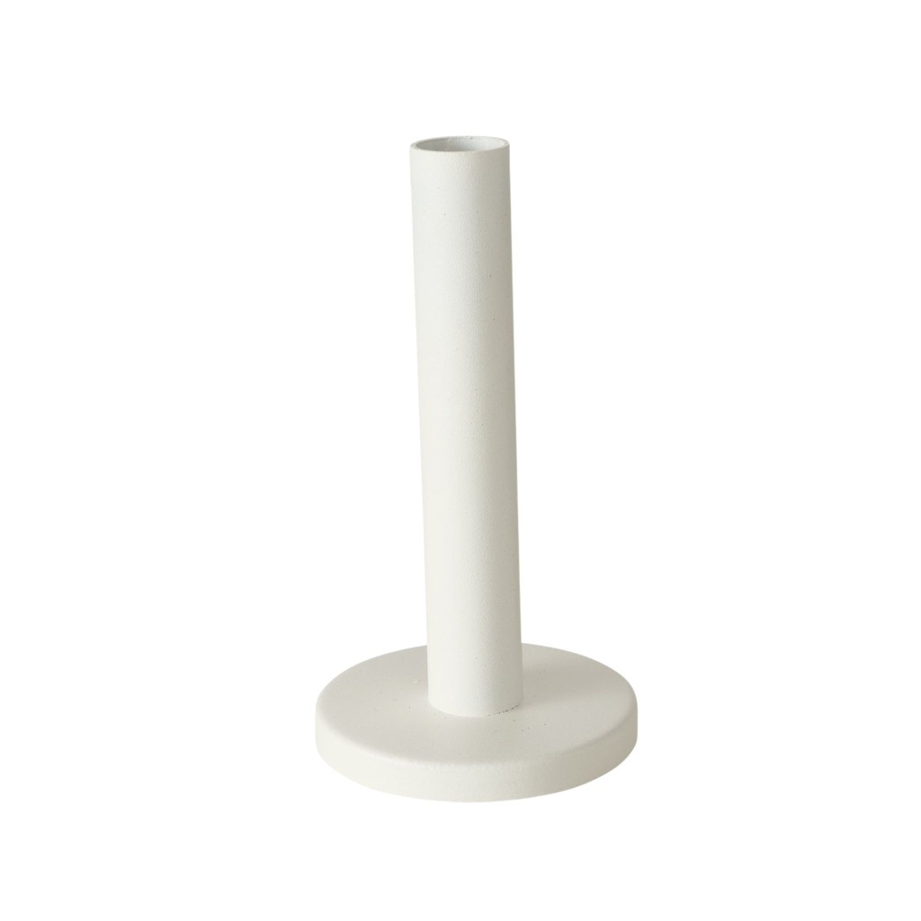 Stabkerzenhalter Falko weiß - groß - 16cm