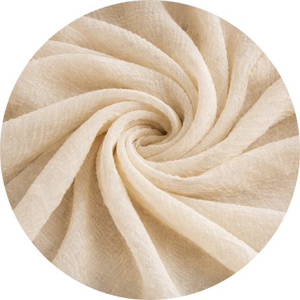 Tischläufer - Musselin - Beige