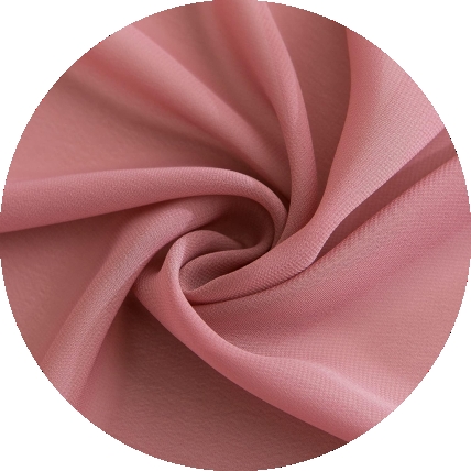 Tischläufer - Chiffon - Altrosa