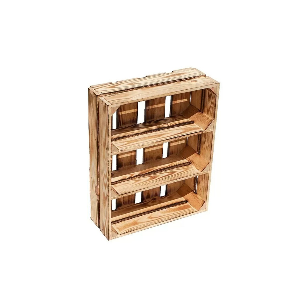 Weinkiste Flame - Braun - 2 Regale