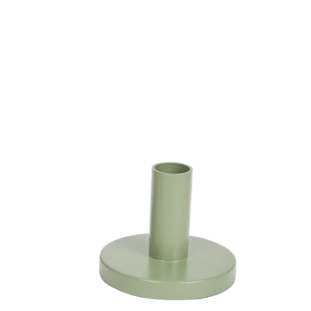 Stabkerzenhalter Falko grün - klein - 7cm