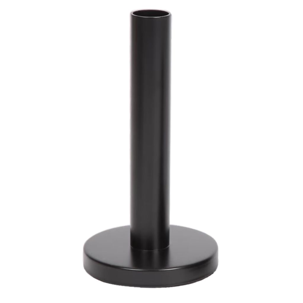 Stabkerzenhalter Falko schwarz - groß - 16cm
