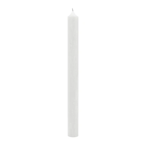 Stabkerze - weiß - 250x22mm