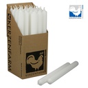 Stabkerze - weiß - 250x22mm - Karton (25 Stk.)
