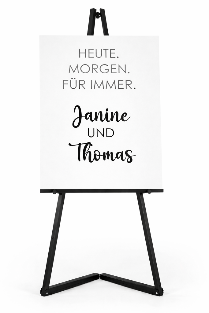 Staffelei QuickFold schwarz