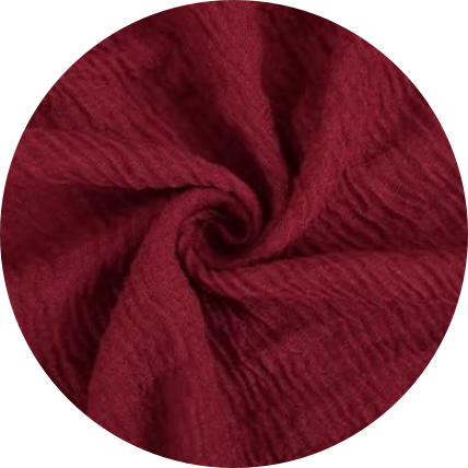 Tischläufer - Musselin - Bordeaux