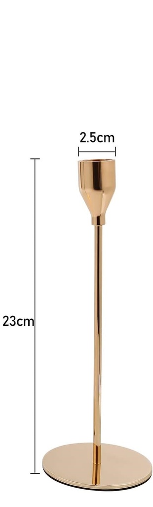 Stabkerzenhalter Gold Klassik - klein - 23cm