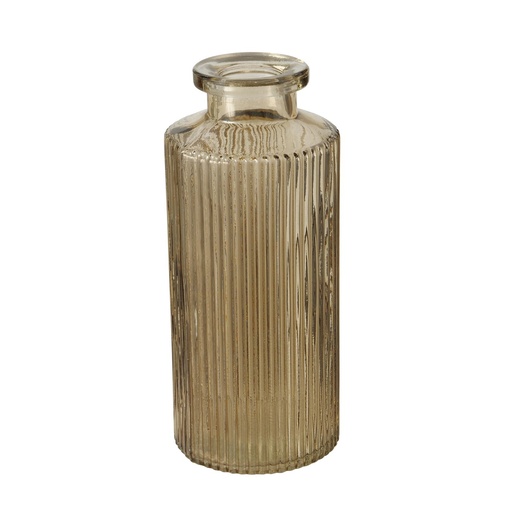 [VT0102-014002] Tischvase Sandaria - Streifen - beige